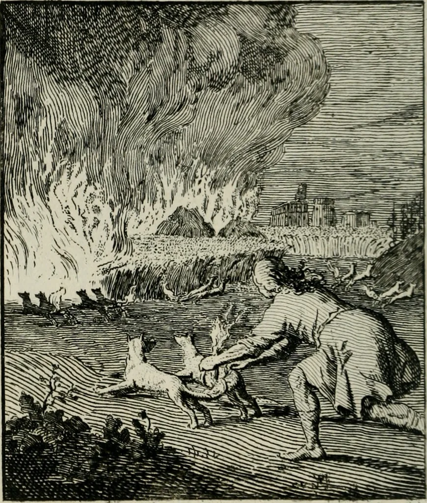 An illustration from Het Overvloeijend Herte : of Nagelatene Verzen, 1767, leaf 137