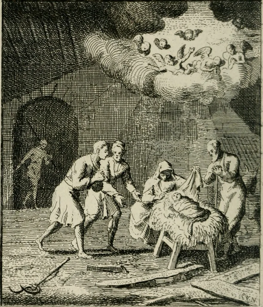An illustration from Het Overvloeijend Herte : of Nagelatene Verzen, 1767, leaf 145