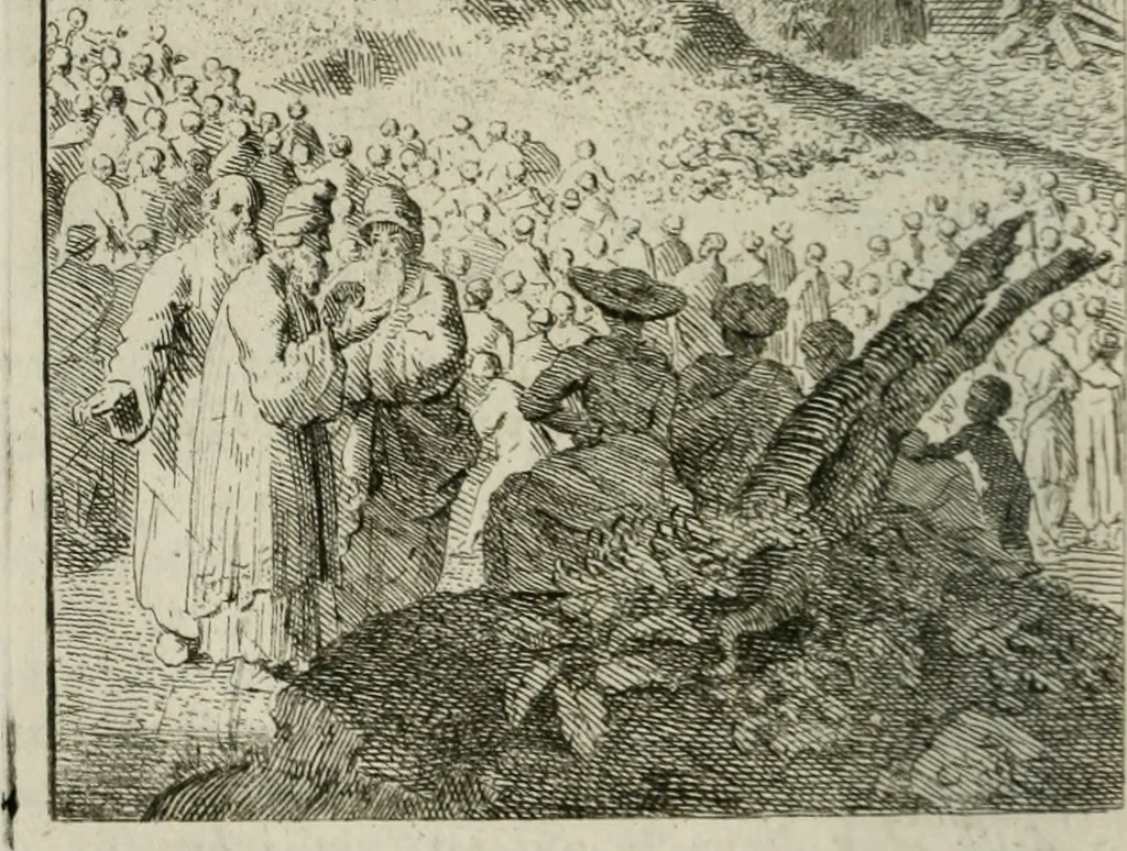 An illustration from Het Overvloeijend Herte : of Nagelatene Verzen, 1767, leaf 151