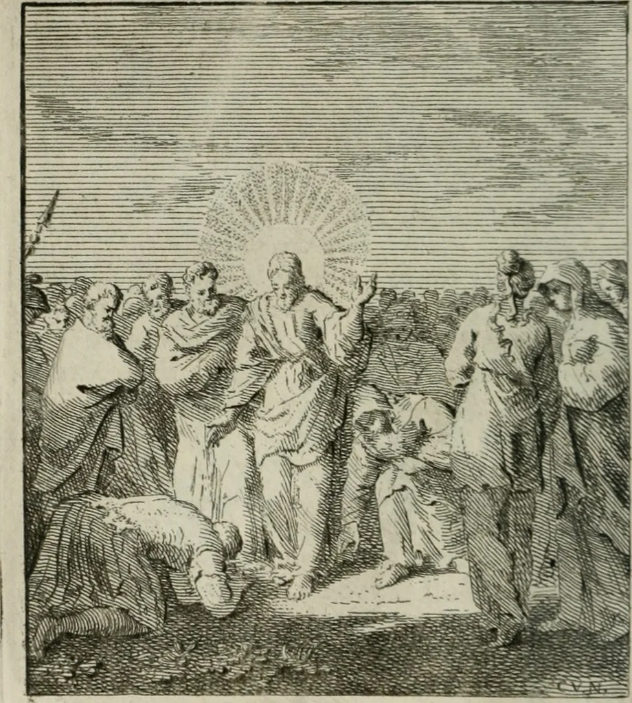 An illustration from Het Overvloeijend Herte : of Nagelatene Verzen, 1767, leaf 157