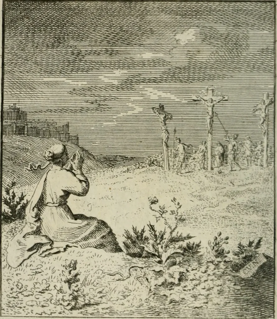An illustration from Het Overvloeijend Herte : of Nagelatene Verzen, 1767, leaf 173