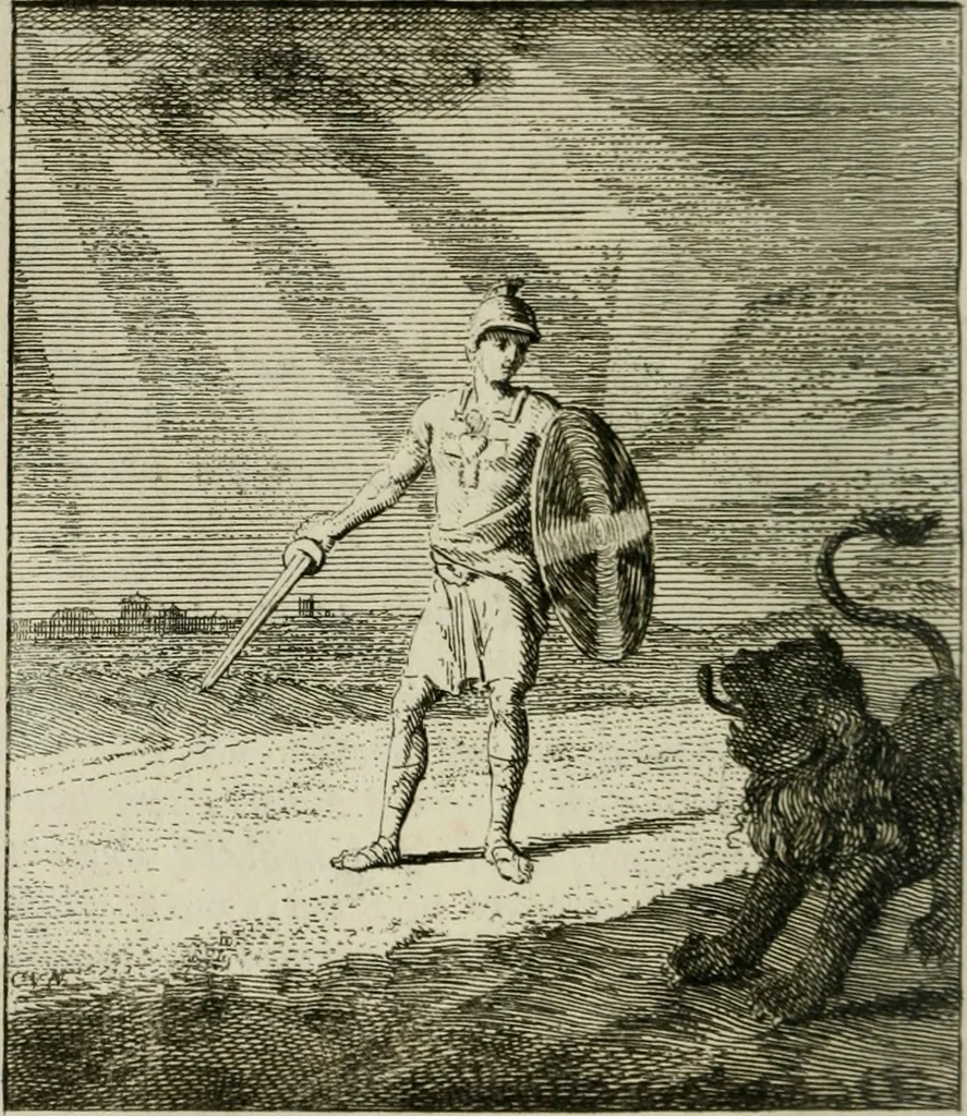 An illustration from Het Overvloeijend Herte : of Nagelatene Verzen, 1767, leaf 191