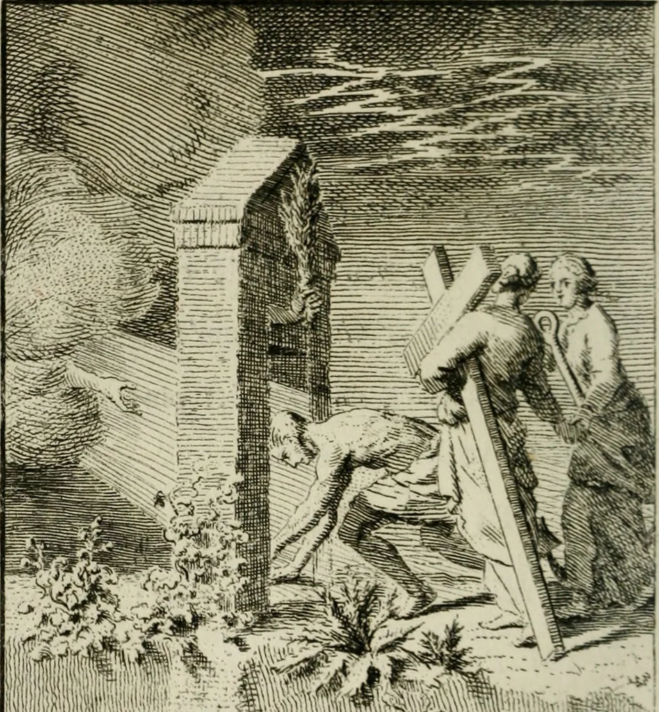 An illustration from Het Overvloeijend Herte : of Nagelatene Verzen, 1767, leaf 199
