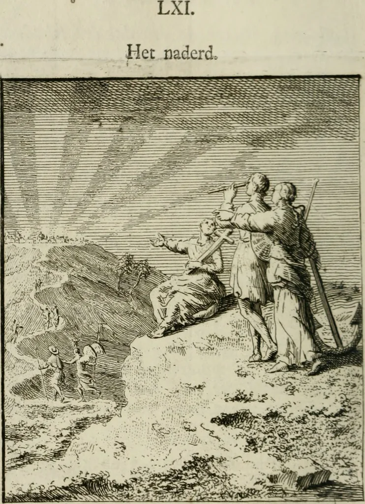 An illustration from Het Overvloeijend Herte : of Nagelatene Verzen, 1767, leaf 207