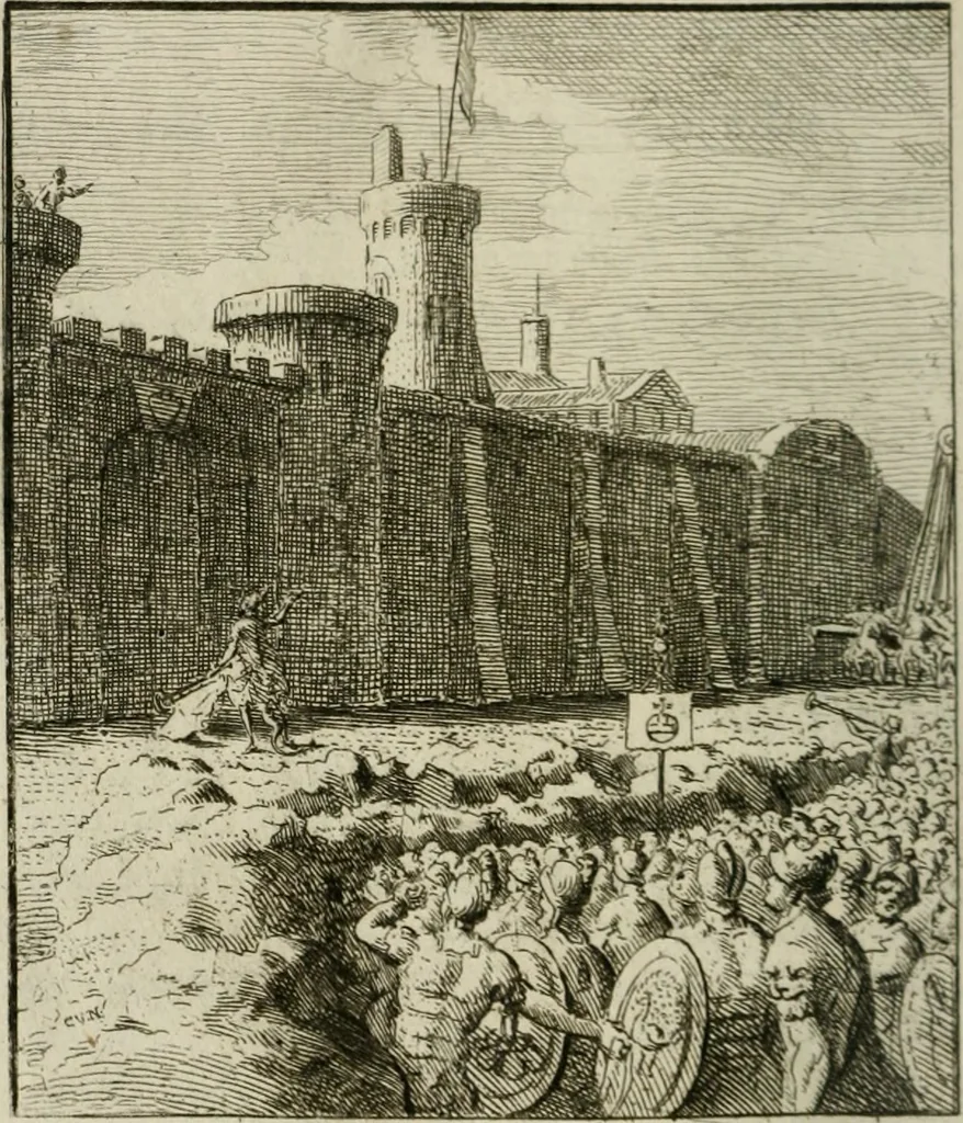 An illustration from Het Overvloeijend Herte : of Nagelatene Verzen, 1767, leaf 211