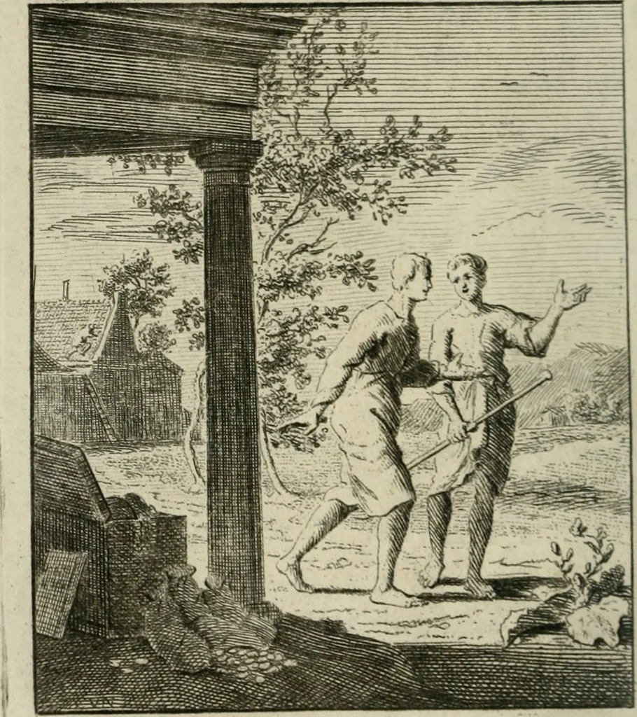An illustration from Het Overvloeijend Herte : of Nagelatene Verzen, 1767, leaf 219