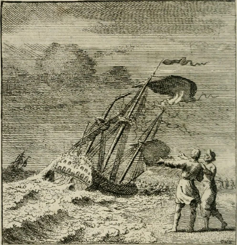 An illustration from Het Overvloeijend Herte : of Nagelatene Verzen, 1767, leaf 23
