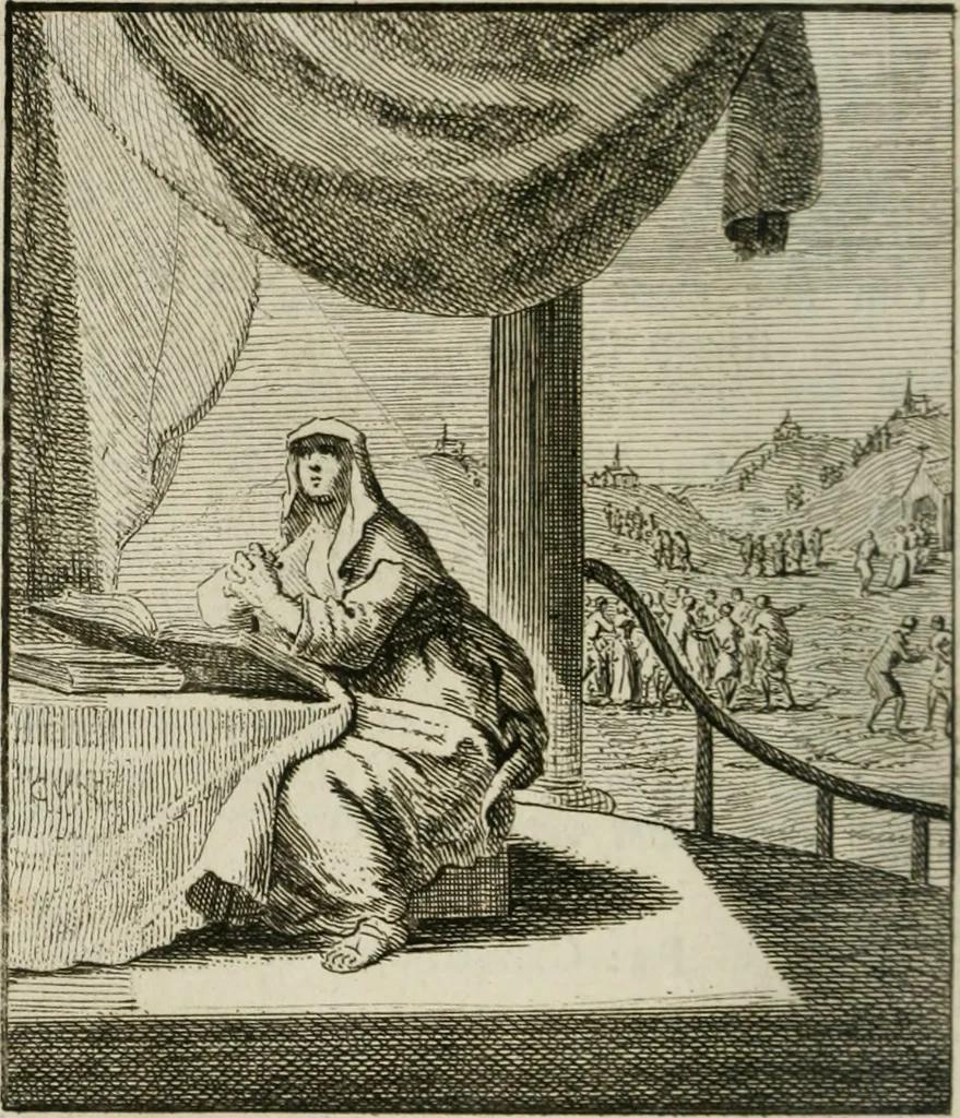 An illustration from Het Overvloeijend Herte : of Nagelatene Verzen, 1767, leaf 245