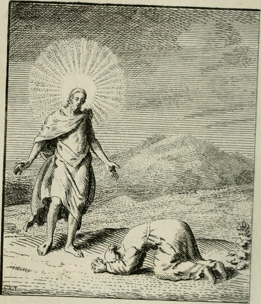 An illustration from Het Overvloeijend Herte : of Nagelatene Verzen, 1767, leaf 247
