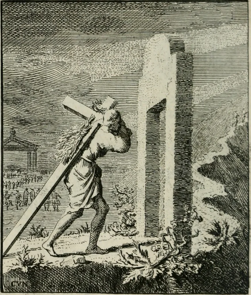 An illustration from Het Overvloeijend Herte : of Nagelatene Verzen, 1767, leaf 255