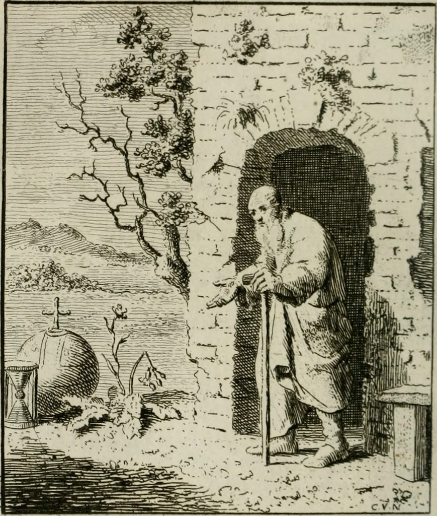 An illustration from Het Overvloeijend Herte : of Nagelatene Verzen, 1767, leaf 273