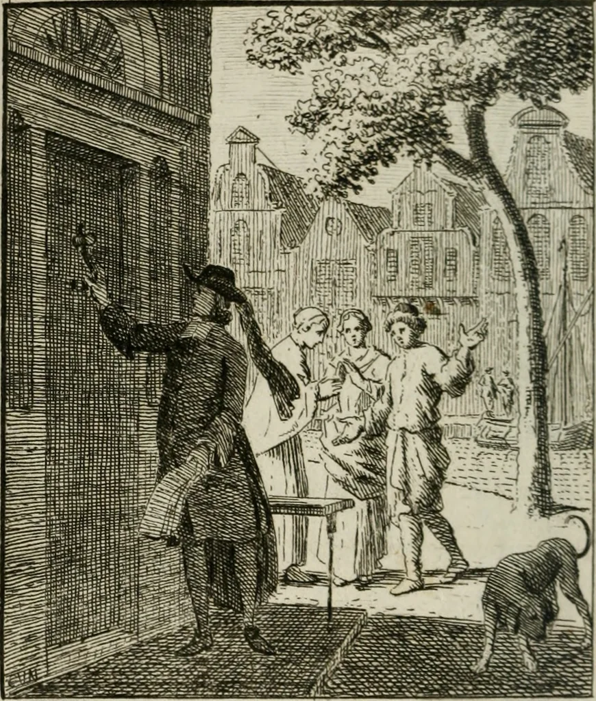 An illustration from Het Overvloeijend Herte : of Nagelatene Verzen, 1767, leaf 279