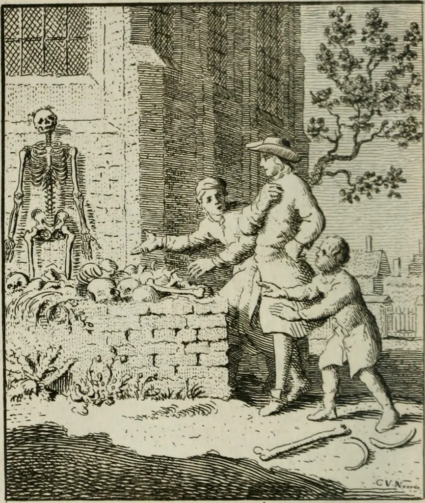 An illustration from Het Overvloeijend Herte : of Nagelatene Verzen, 1767, leaf 281
