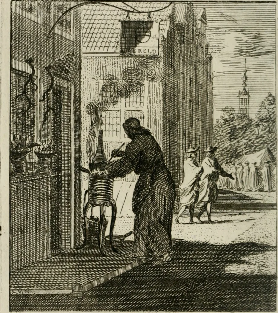 An illustration from Het Overvloeijend Herte : of Nagelatene Verzen, 1767, leaf 43