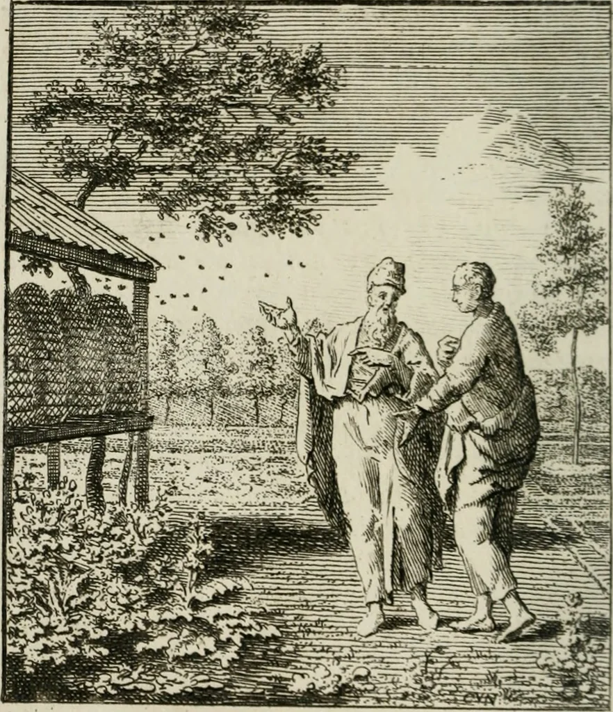 An illustration from Het Overvloeijend Herte : of Nagelatene Verzen, 1767, leaf 47
