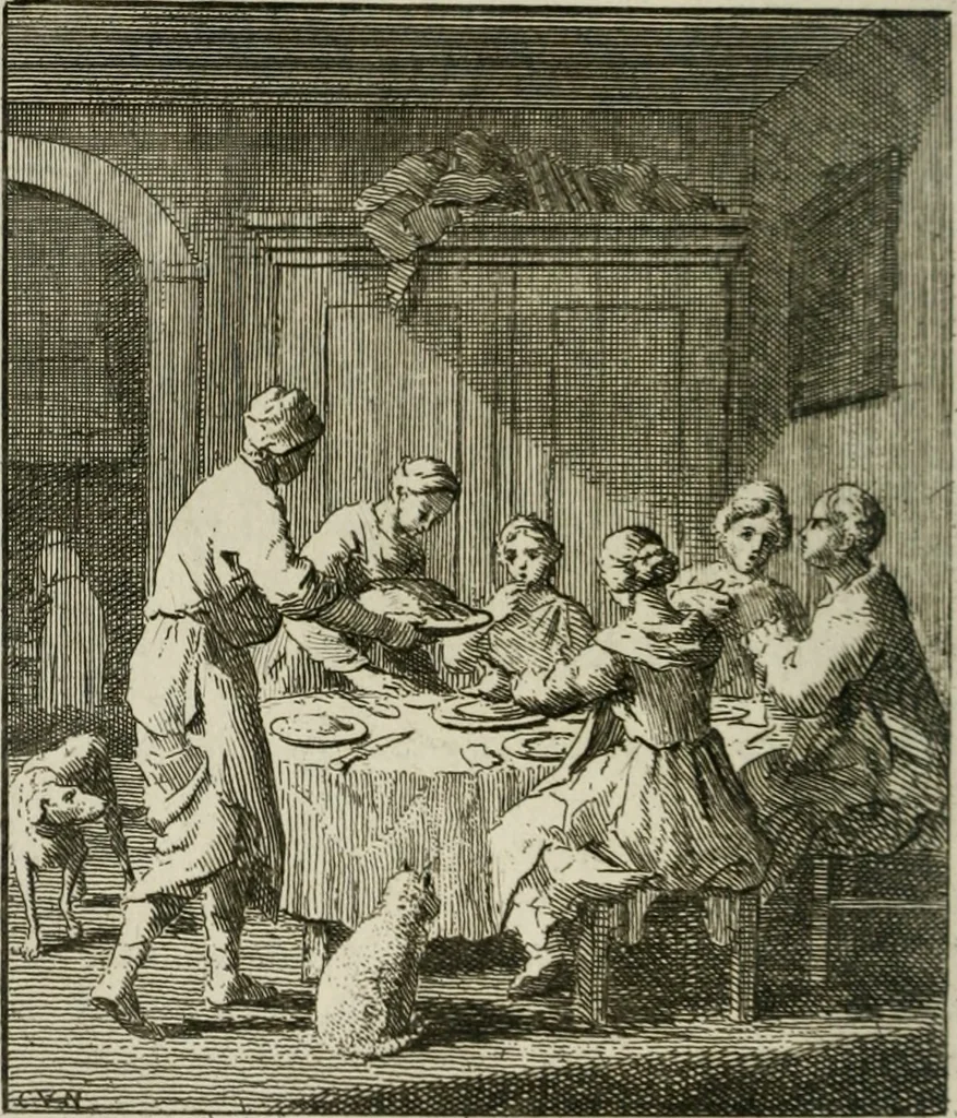 An illustration from Het Overvloeijend Herte : of Nagelatene Verzen, 1767, leaf 59