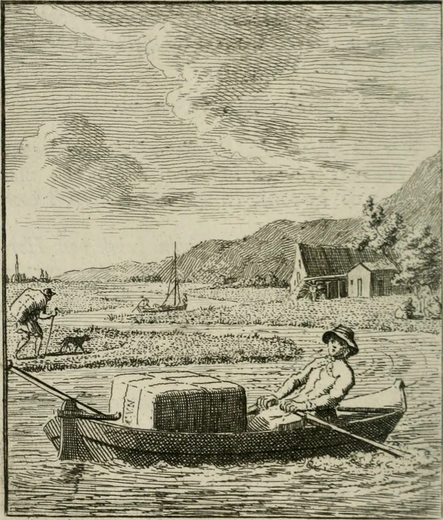 An illustration from Het Overvloeijend Herte : of Nagelatene Verzen, 1767, leaf 87