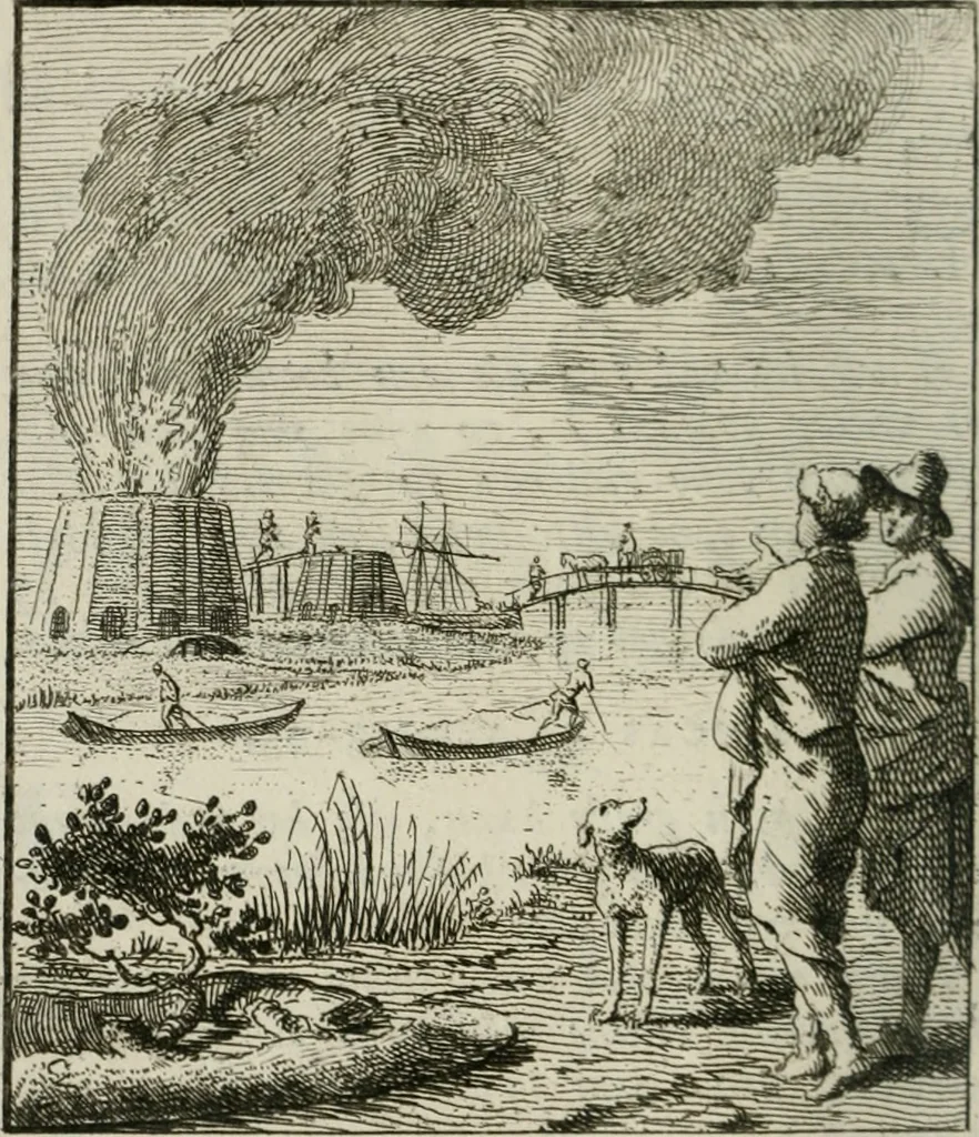 An illustration from Het Overvloeijend Herte : of Nagelatene Verzen, 1767, leaf 93