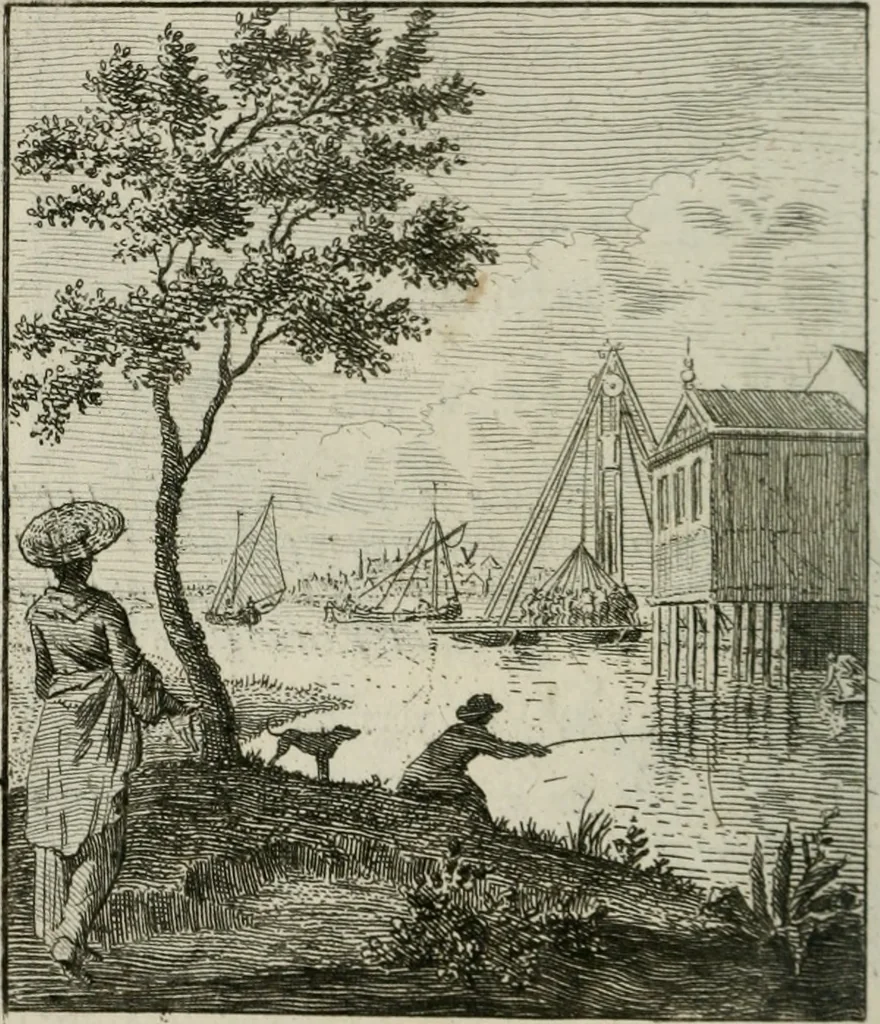 An illustration from Het Overvloeijend Herte : of Nagelatene Verzen, 1767, leaf 95