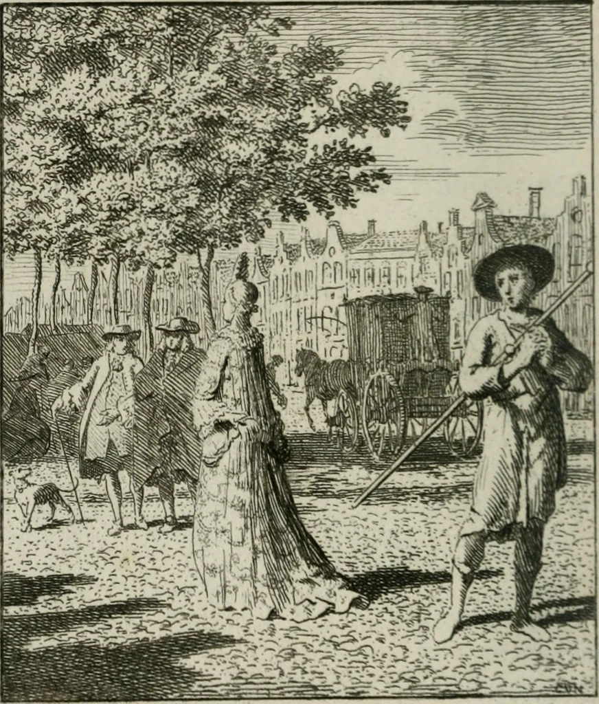 An illustration from Het Overvloeijend Herte : of Nagelatene Verzen, 1767, leaf 99