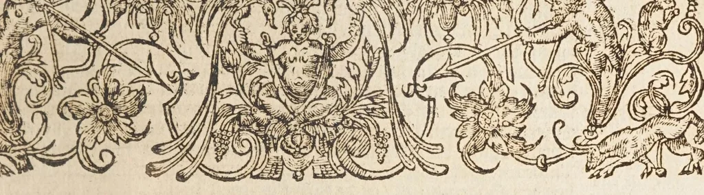 An illustration from Het schilder-boeck, waerin voor eerst de leerlustighe iueght den grondt der edel vry schilderconst in verscheyden deelen wort voorghedraghen. Daer nae in dry deelen t'leuen der vermaerde doorluchtighe schilders des ouden, en nieuwen tyds. Eyntlyck d'wtlegghinghe op den Metamorphoseon Pub. Ouidij Nasonis. Oock daerbeneffens wtbeeldinghe der figueren. Alles dienstich en nut den schilders, constbeminders en dichters, oock allen staten van menschen, 1604, leaf 157