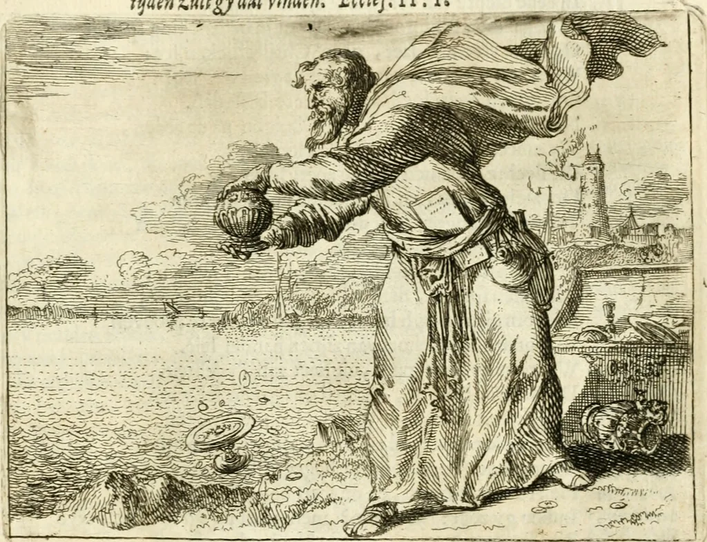 An illustration from Het voorhof der ziele : behangen met leerzaeme prenten en zinnebeelden, 1668, leaf 116