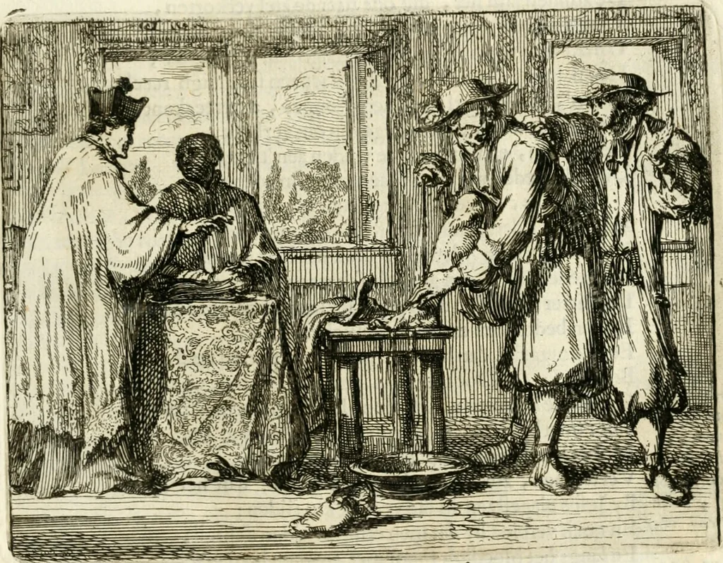 An illustration from Het voorhof der ziele : behangen met leerzaeme prenten en zinnebeelden, 1668, leaf 142