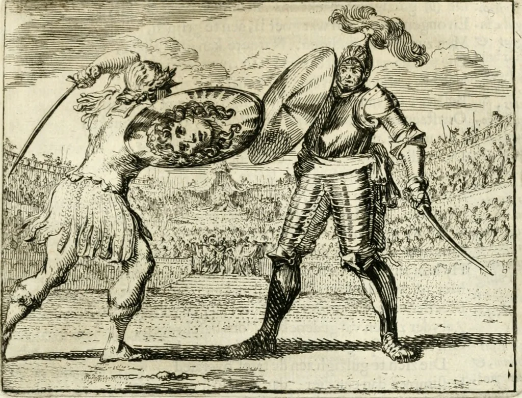 An illustration from Het voorhof der ziele : behangen met leerzaeme prenten en zinnebeelden, 1668, leaf 150