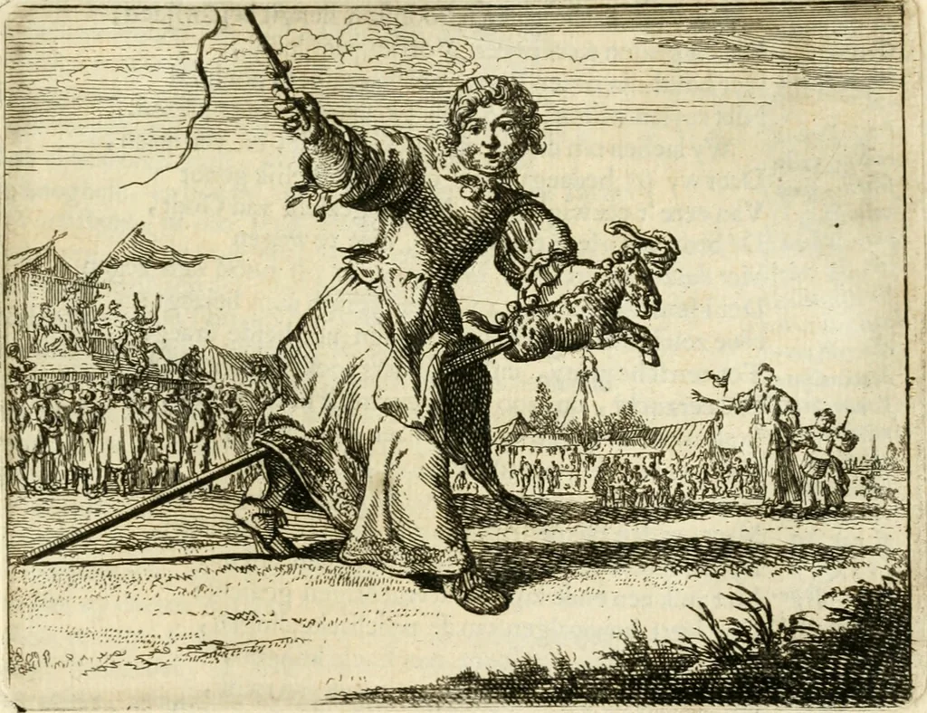 An illustration from Het voorhof der ziele : behangen met leerzaeme prenten en zinnebeelden, 1668, leaf 164