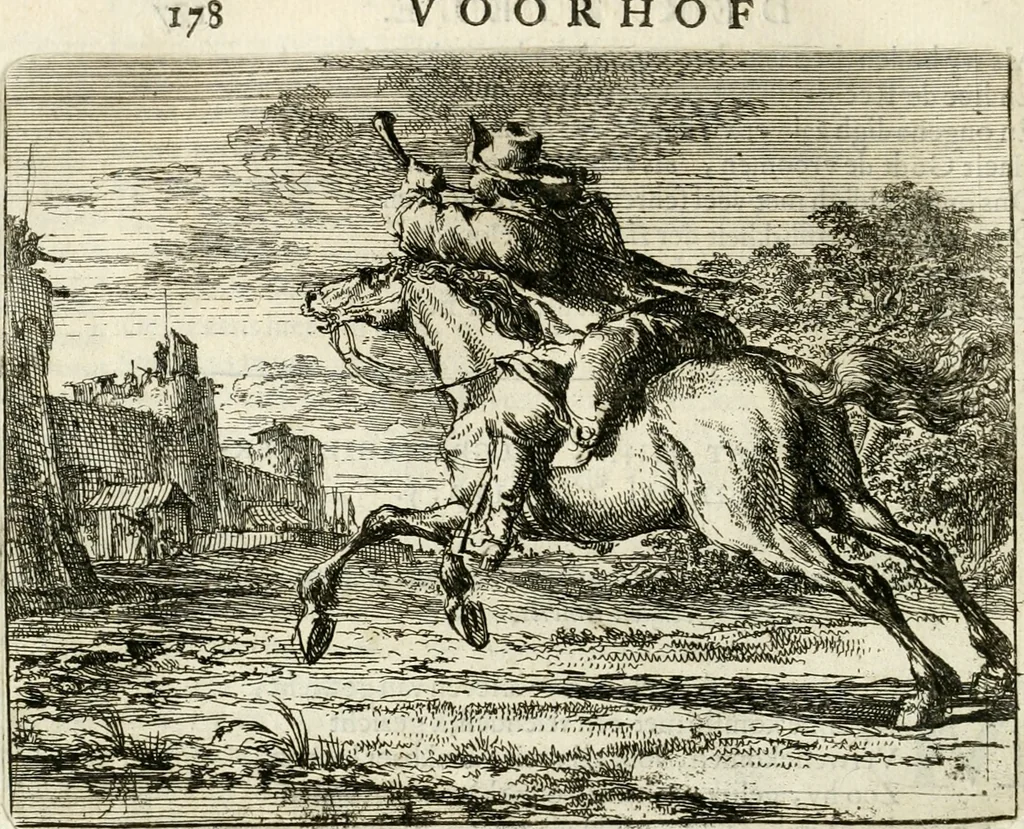 An illustration from Het voorhof der ziele : behangen met leerzaeme prenten en zinnebeelden, 1668, leaf 201
