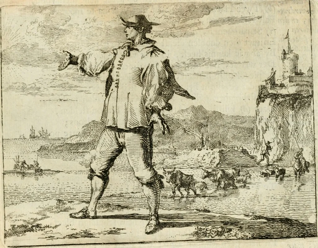 An illustration from Het voorhof der ziele : behangen met leerzaeme prenten en zinnebeelden, 1668, leaf 24
