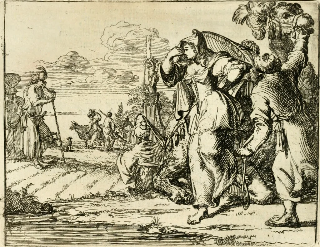 An illustration from Het voorhof der ziele : behangen met leerzaeme prenten en zinnebeelden, 1668, leaf 28