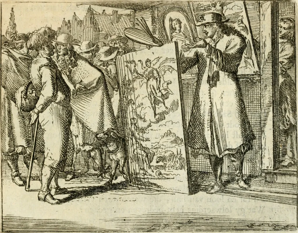 An illustration from Het voorhof der ziele : behangen met leerzaeme prenten en zinnebeelden, 1668, leaf 38