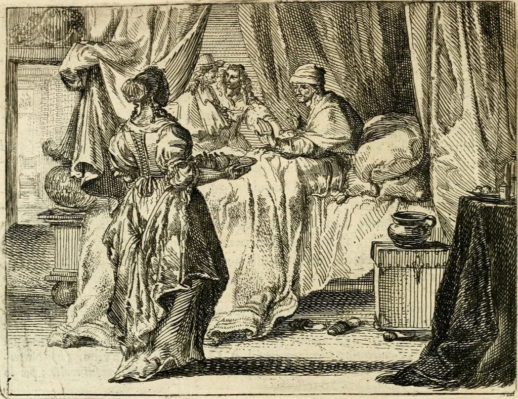 An illustration from Het voorhof der ziele : behangen met leerzaeme prenten en zinnebeelden, 1668, leaf 51