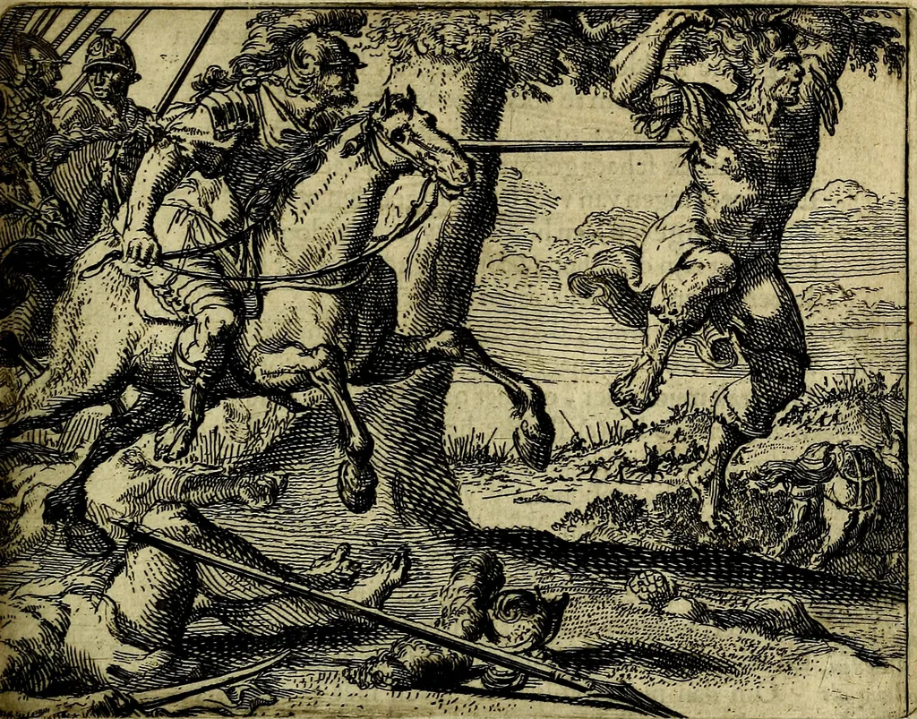 An illustration from Het voorhof der ziele, behangen met leerzaeme prenten en zinnebeelden, 1668, leaf 116