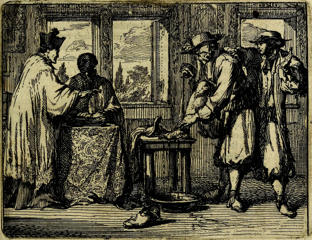 An illustration from Het voorhof der ziele, behangen met leerzaeme prenten en zinnebeelden, 1668, leaf 138