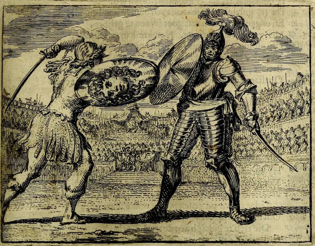 An illustration from Het voorhof der ziele, behangen met leerzaeme prenten en zinnebeelden, 1668, leaf 146