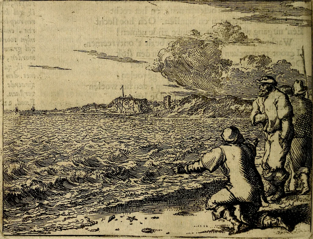 An illustration from Het voorhof der ziele, behangen met leerzaeme prenten en zinnebeelden, 1668, leaf 167