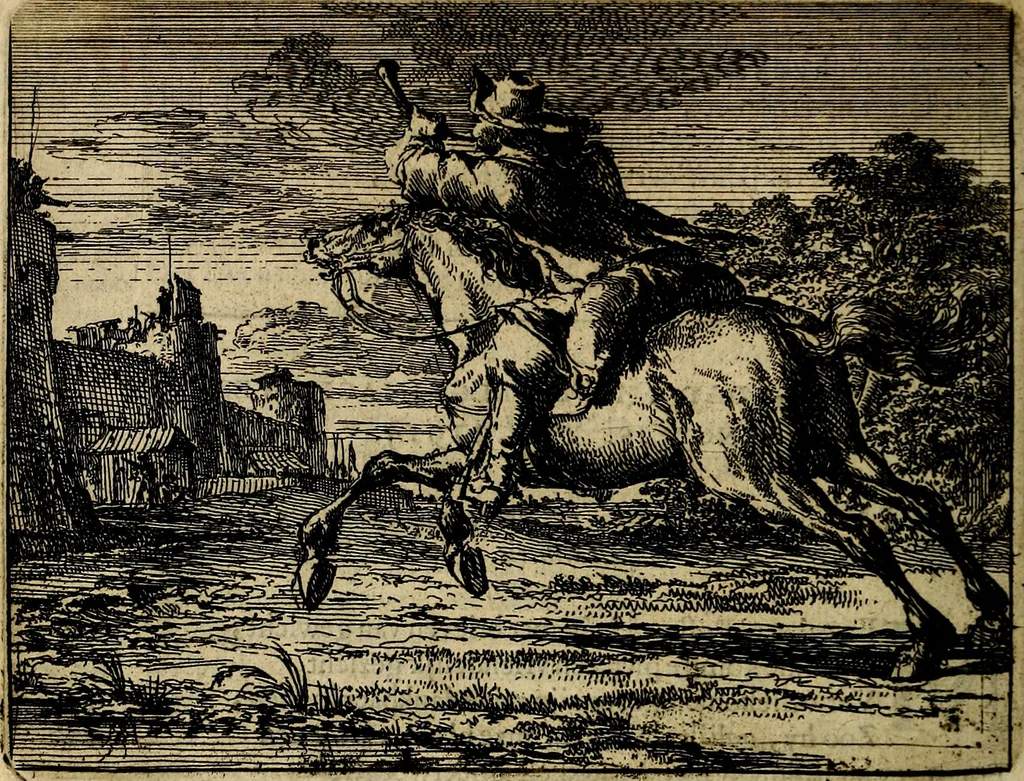 An illustration from Het voorhof der ziele, behangen met leerzaeme prenten en zinnebeelden, 1668, leaf 197