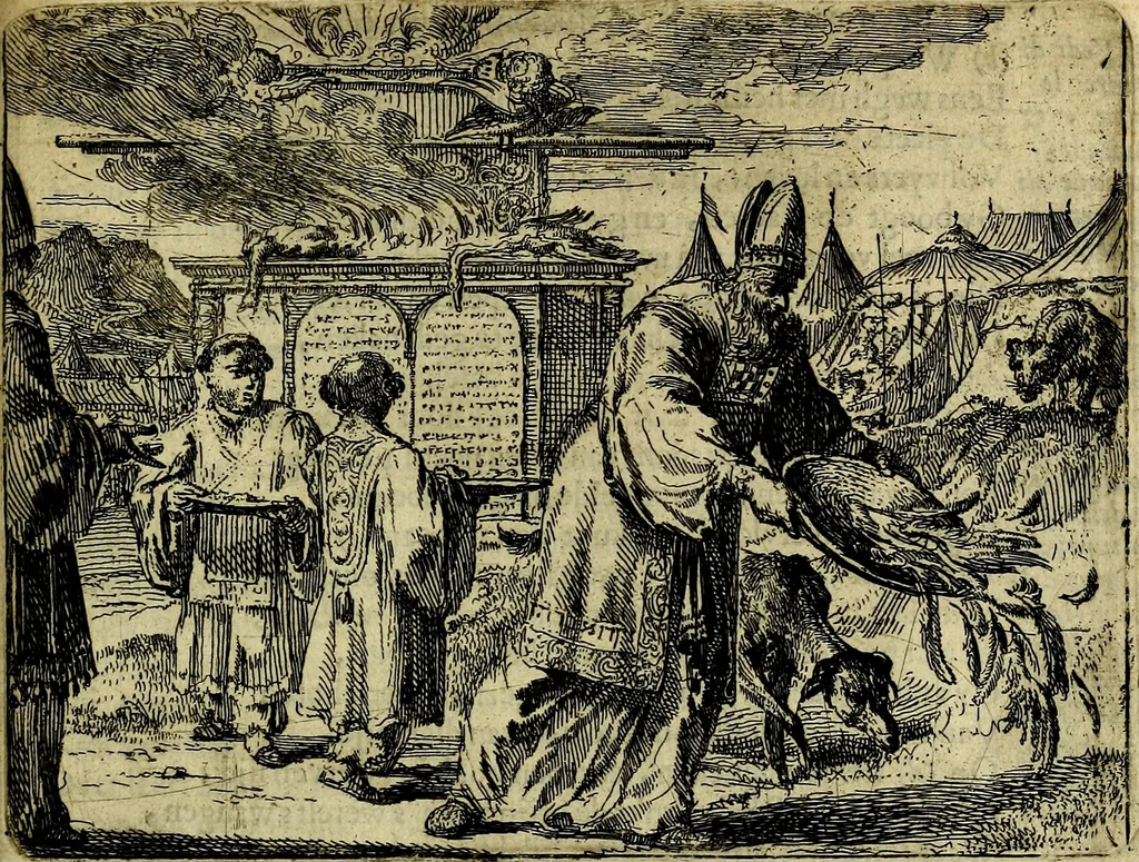 An illustration from Het voorhof der ziele, behangen met leerzaeme prenten en zinnebeelden, 1668, leaf 204