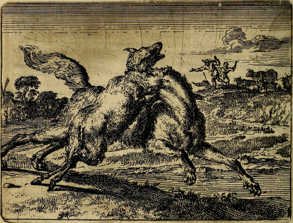 An illustration from Het voorhof der ziele, behangen met leerzaeme prenten en zinnebeelden, 1668, leaf 207