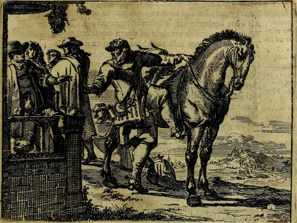An illustration from Het voorhof der ziele, behangen met leerzaeme prenten en zinnebeelden, 1668, leaf 22