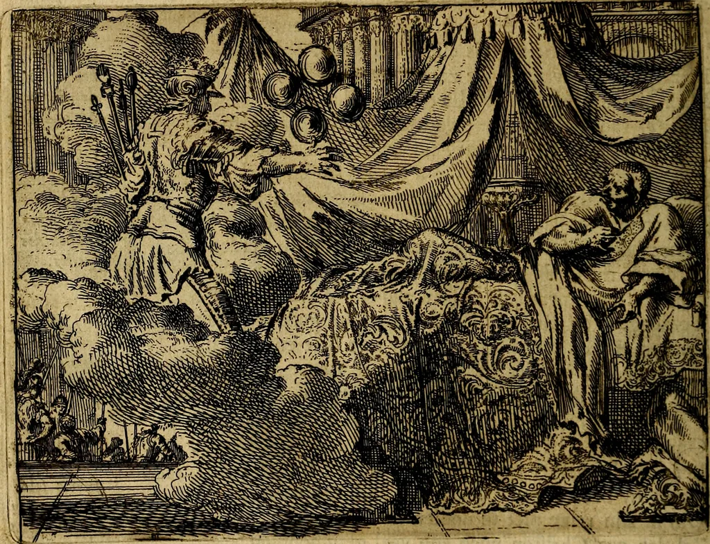 An illustration from Het voorhof der ziele, behangen met leerzaeme prenten en zinnebeelden, 1668, leaf 29