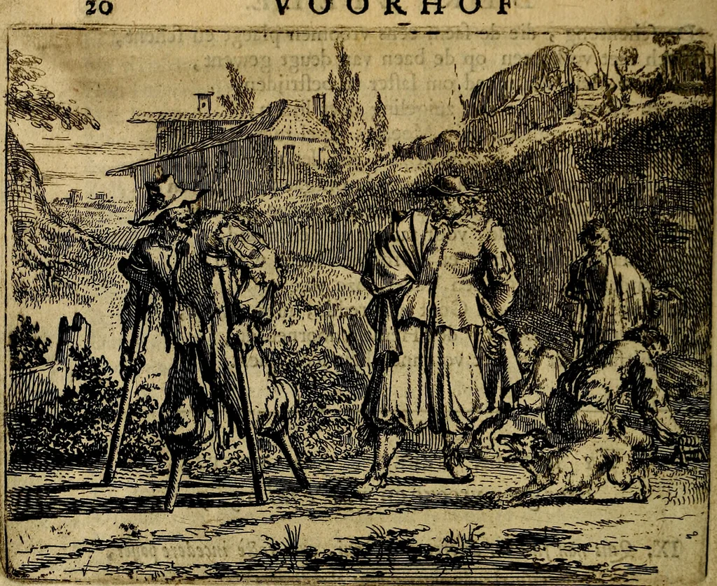 An illustration from Het voorhof der ziele, behangen met leerzaeme prenten en zinnebeelden, 1668, leaf 39