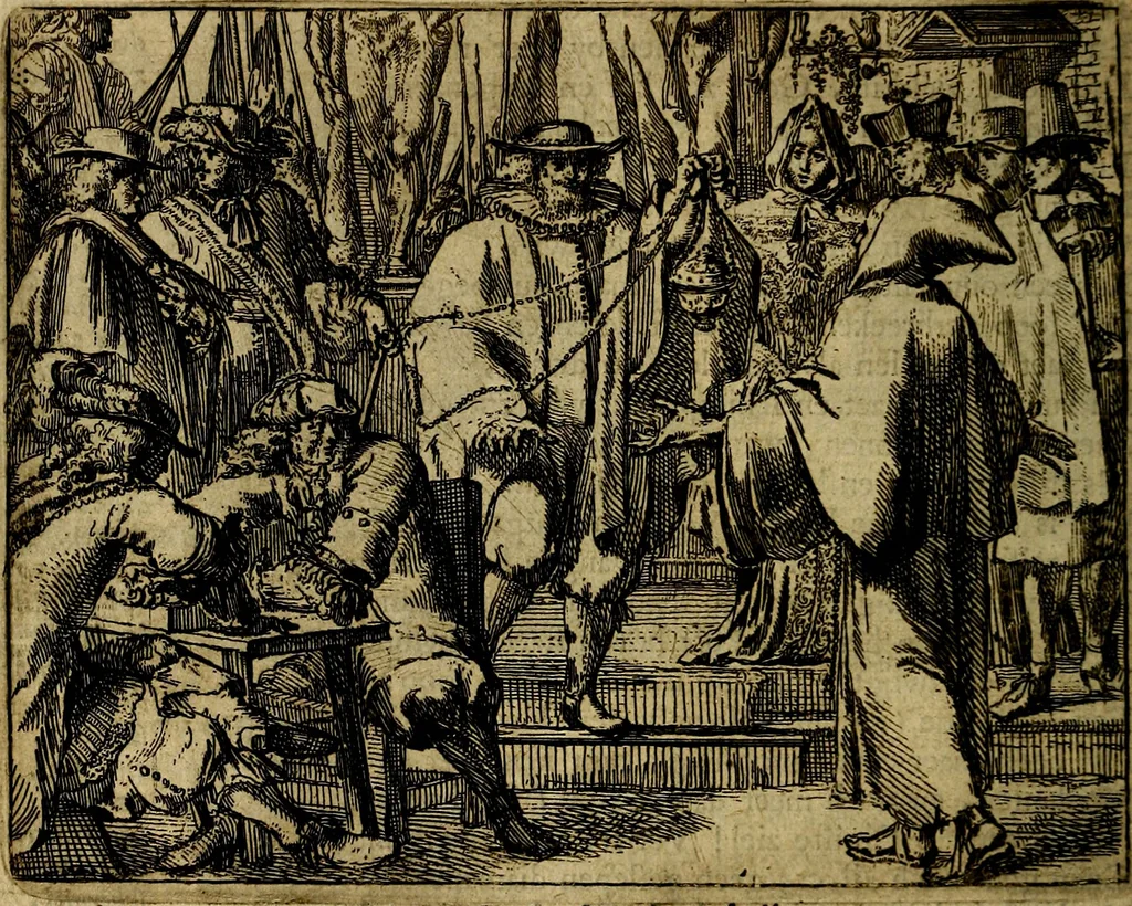 An illustration from Het voorhof der ziele, behangen met leerzaeme prenten en zinnebeelden, 1668, leaf 41