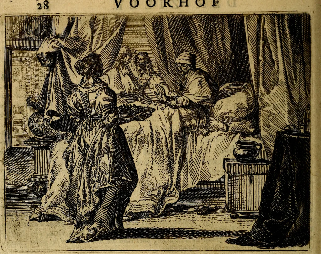 An illustration from Het voorhof der ziele, behangen met leerzaeme prenten en zinnebeelden, 1668, leaf 47