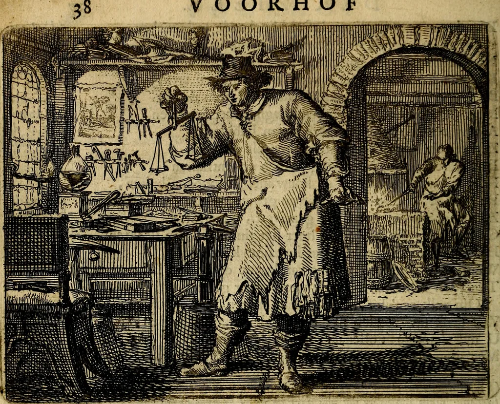 An illustration from Het voorhof der ziele, behangen met leerzaeme prenten en zinnebeelden, 1668, leaf 57