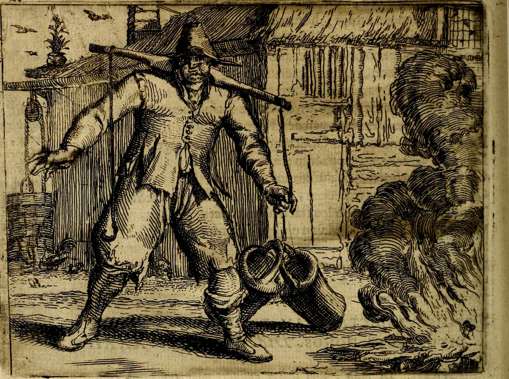 An illustration from Het voorhof der ziele, behangen met leerzaeme prenten en zinnebeelden, 1668, leaf 85