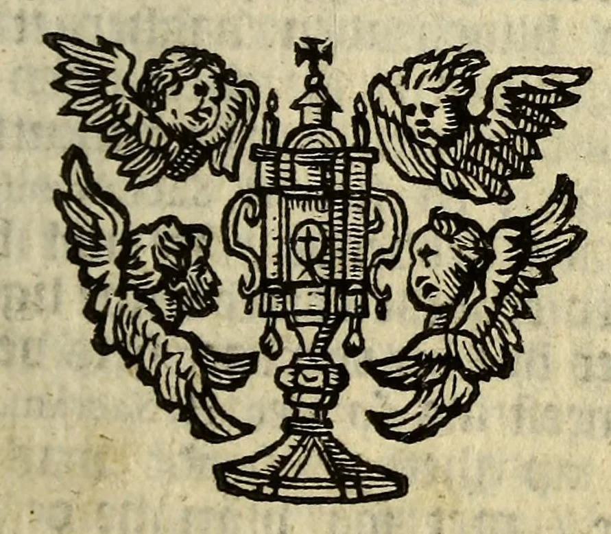 An illustration from Het wonder leven, van de H. Rosa de S. Maria, van Lima in Peru, maghet uyt de Derde Order van den H. Dominicus, : ghebeatificeert door Clemens IX. 12. Febr. 1668. Ghecanonizeert door Clemens X. 12. April 1671., 1671, leaf 181