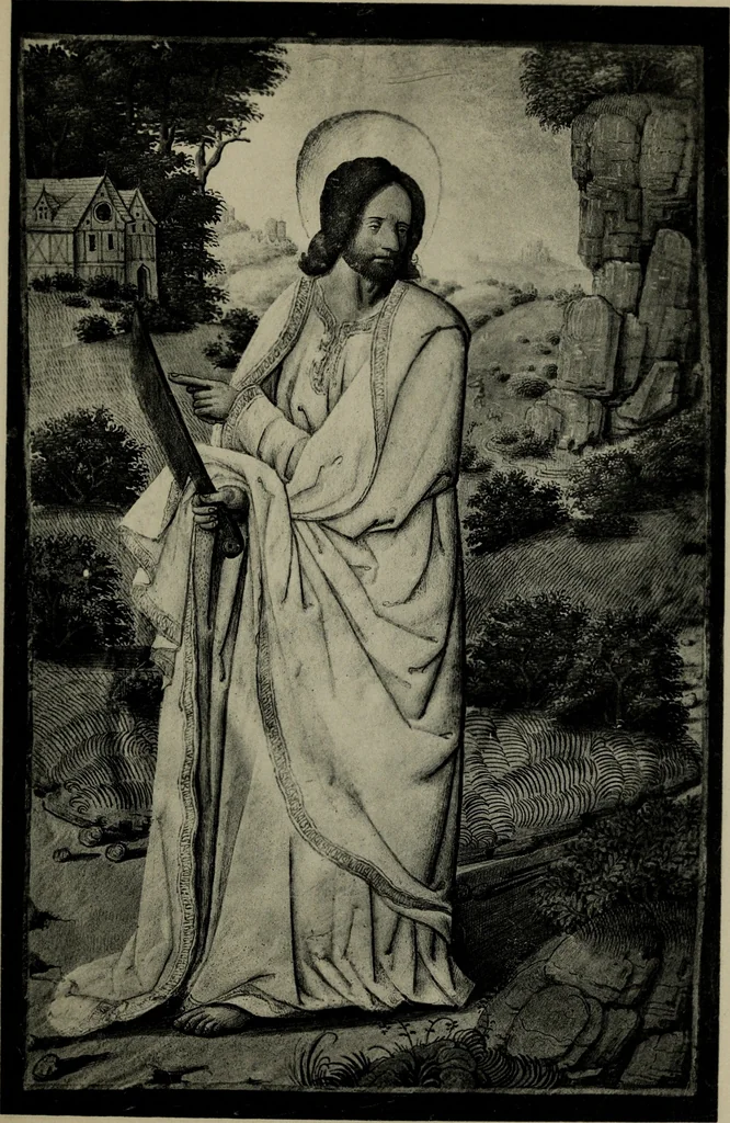 An illustration from Heures dites de Henri IV; reproduction réduite des 60 peintures du manuscrit latin 1171 de la Bibliothèque nationale, 1908, leaf 106